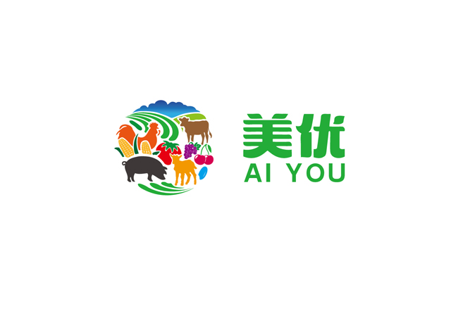 美优 农场 logo设计