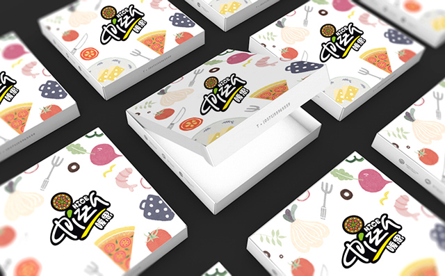披撒店 logo设计