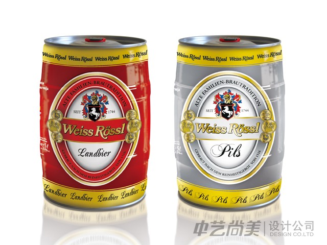 WEISS ROSSL 啤酒包装设计