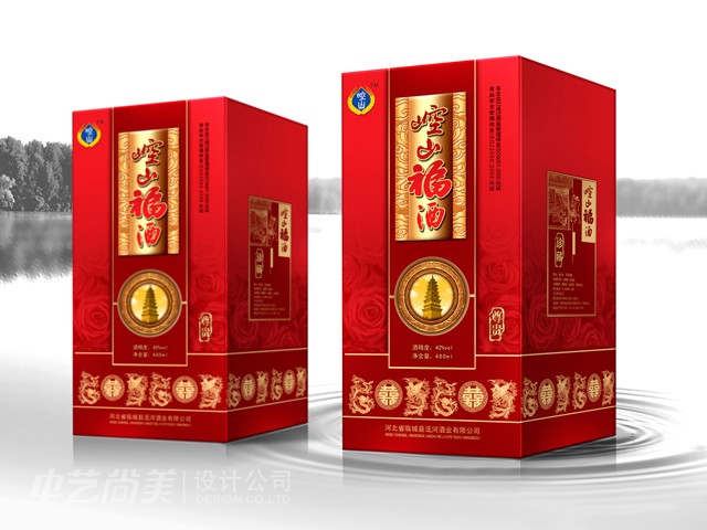 崆山福酒 包装设计