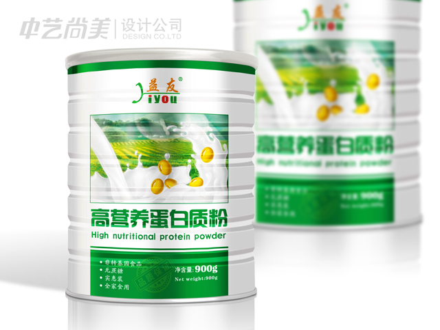 高营养蛋白质粉 包装设计