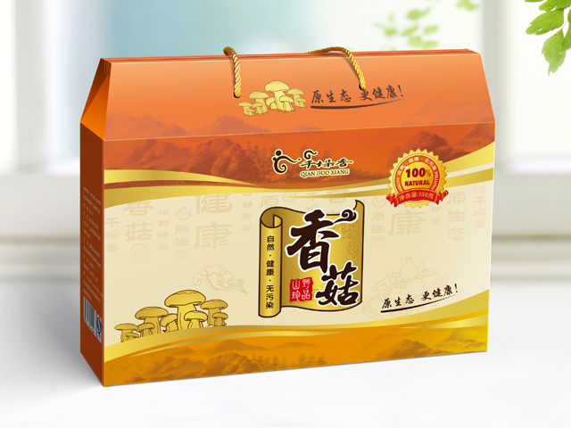 天生农业 香菇包装设计