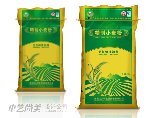 精制面粉 面粉包装设计