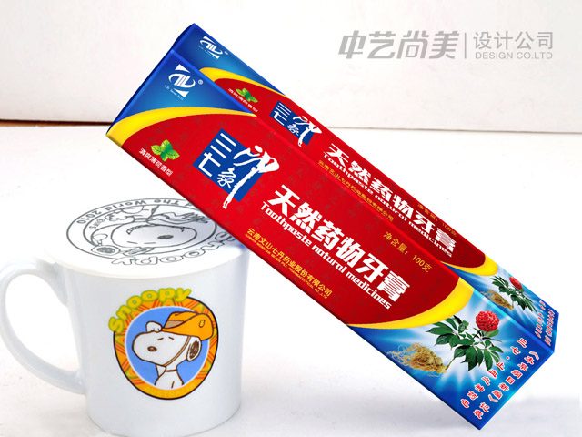 七丹药业 牙膏包装设计