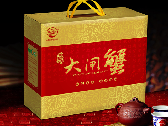 大闸蟹 礼盒包装设计