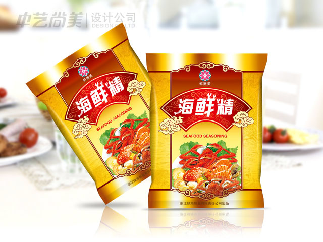 海鲜精 包装设计