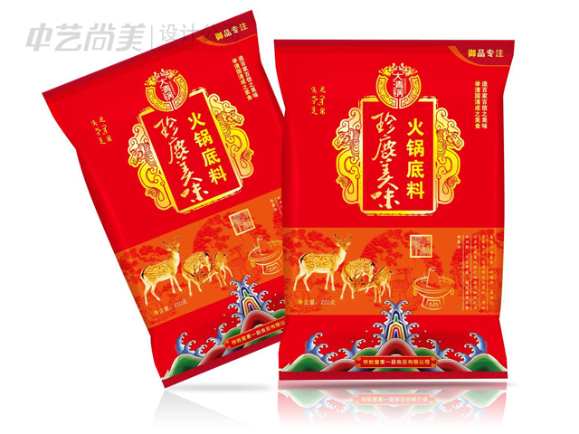 火锅汤料包装设计 皇家一品