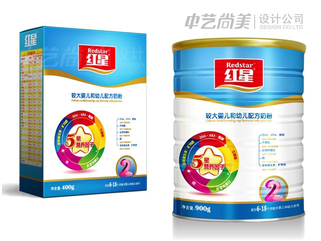 双蛋白奶粉 包装设计