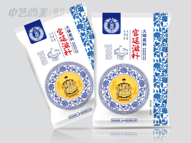 火锅汤料包装设计 皇家一品