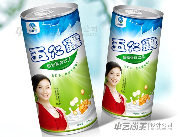乐比乐 五仁露饮料包装设计