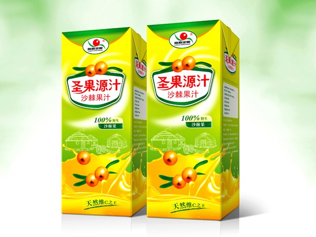 高原圣果沙棘果 果汁包装设计